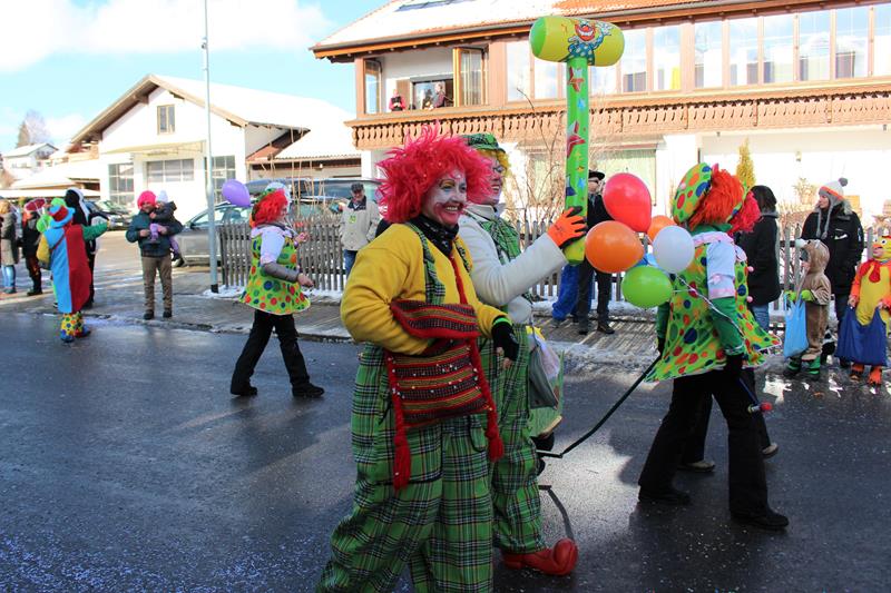 Fasching Umzug Hopferau 2018 10