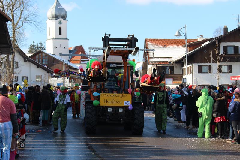 Fasching Umzug Hopferau 2018 2