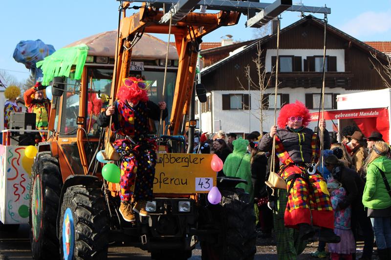 Fasching Umzug Hopferau 2018 3