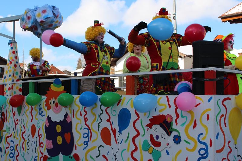Fasching Umzug Hopferau 2018 5