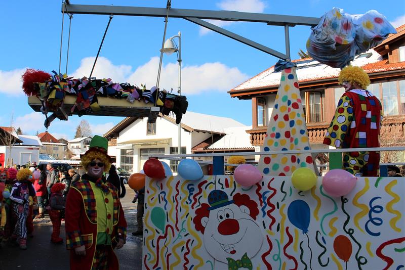Fasching Umzug Hopferau 2018 6