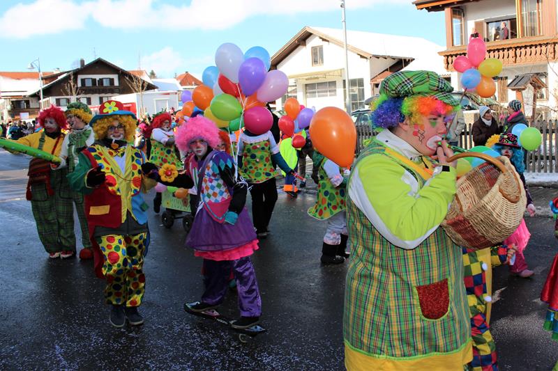Fasching Umzug Hopferau 2018 9